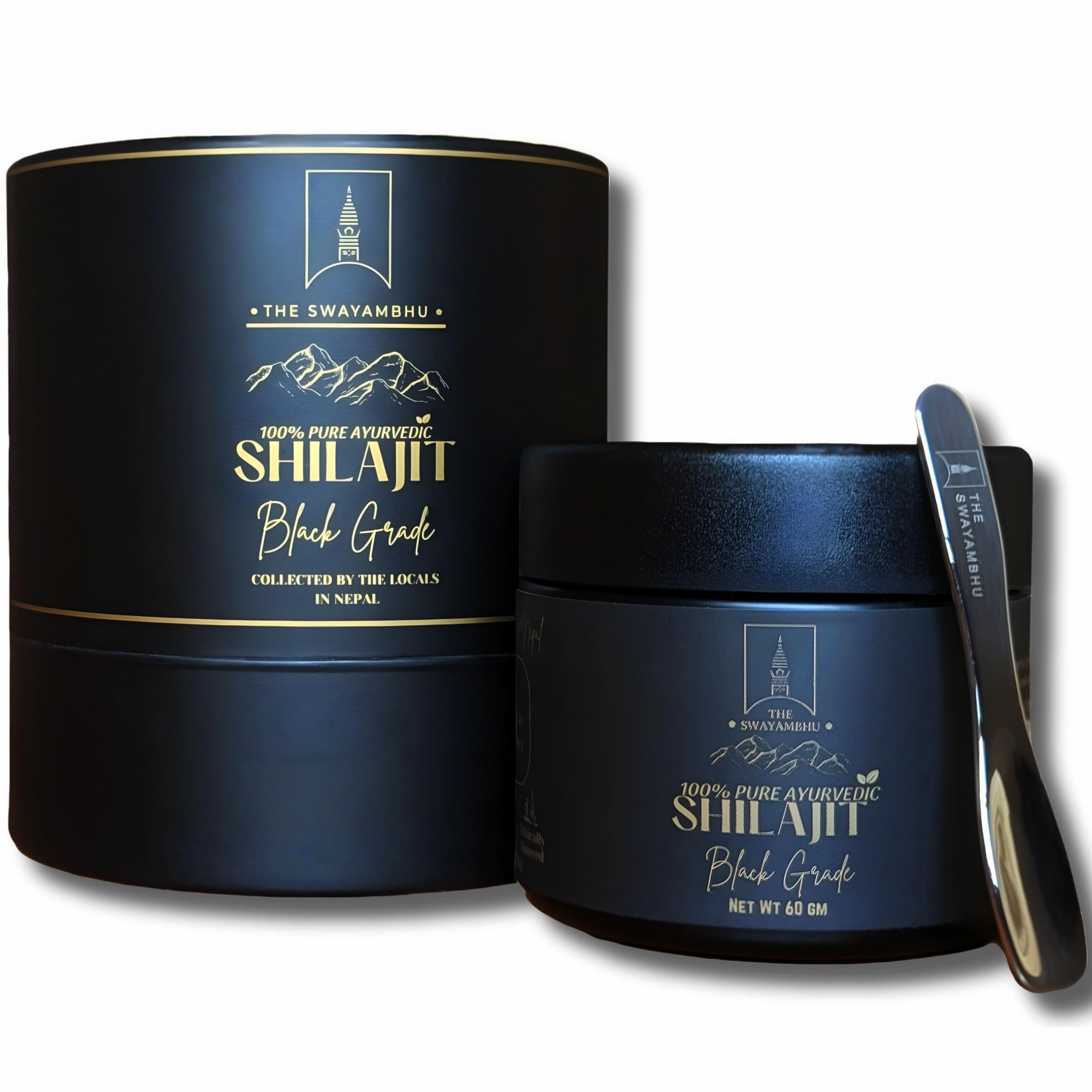 The Swayambhu Shilajit Resin 60g front view