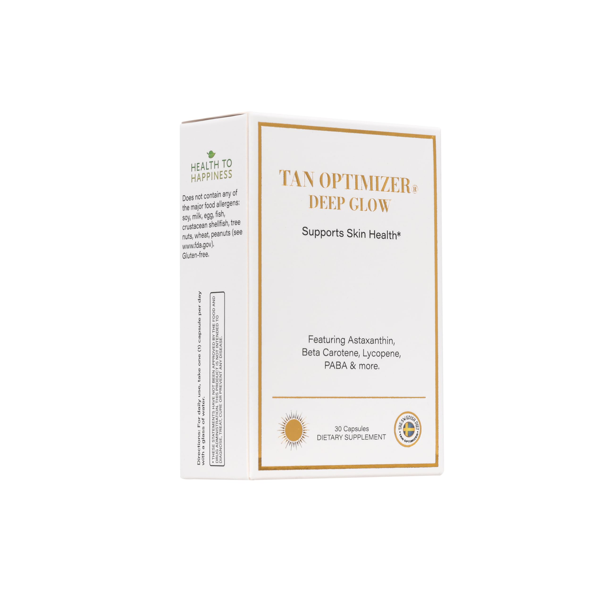 The Swedish Diet Astaxanthin capsules front view