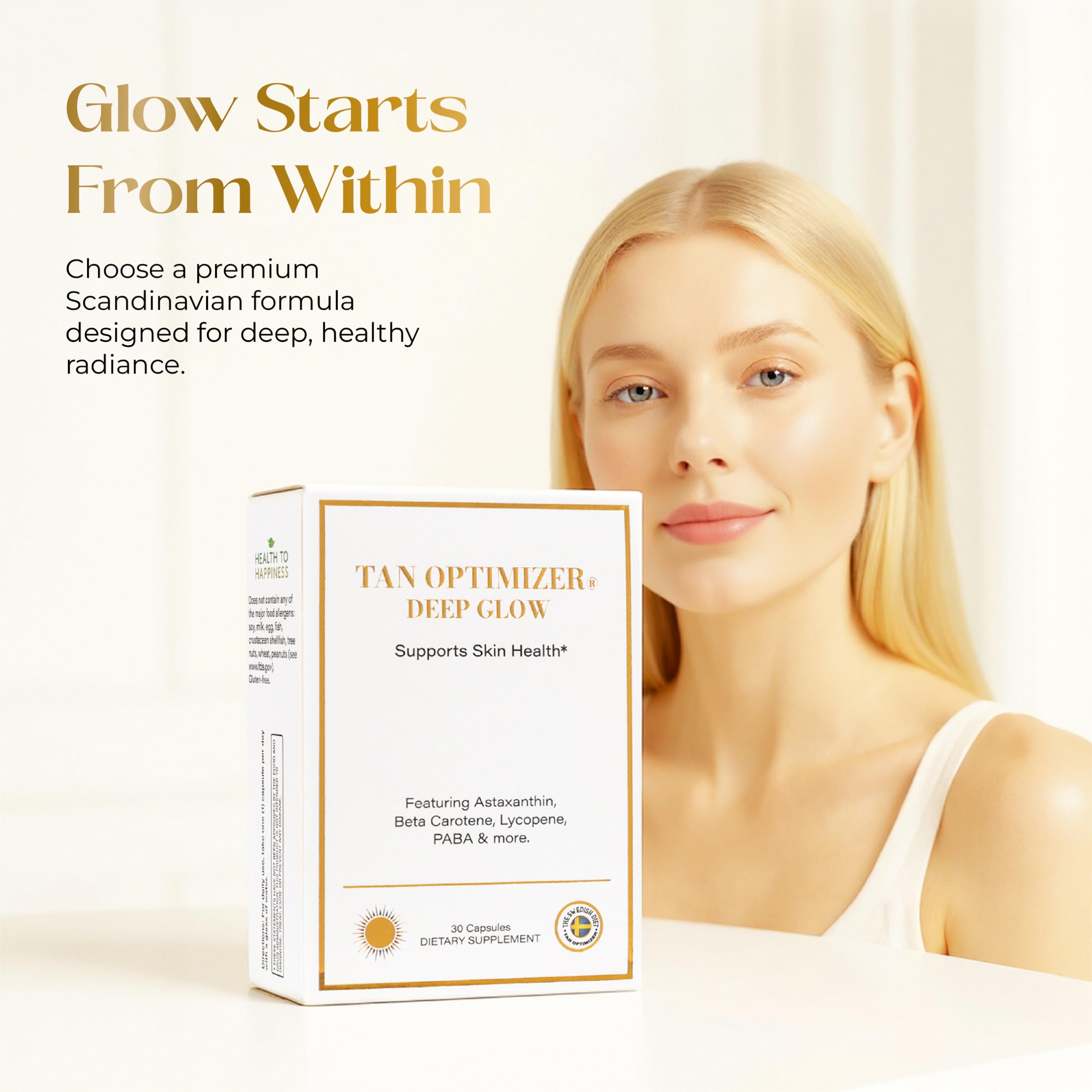 The Swedish Diet Astaxanthin capsules side view