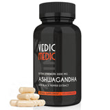 The Vedic Medic Ashwagandha 3000mg capsules front view