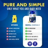 The Veggie Doctor Vegan Prenatal DHA & EPA Softgels in a natural setting