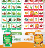 The Vitamin Kitchen Fruit and Veggie Supplement 180 Capsules packaging