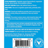 The Vitamin Shoppe B-Complex Supplement nutritional information