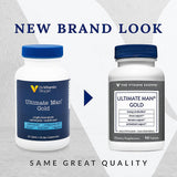 The Vitamin Shoppe Men's Multivitamin 90 Tablets back view