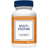 The Vitamin Shoppe Multi-Enzyme Supplement 100 Tablets front view