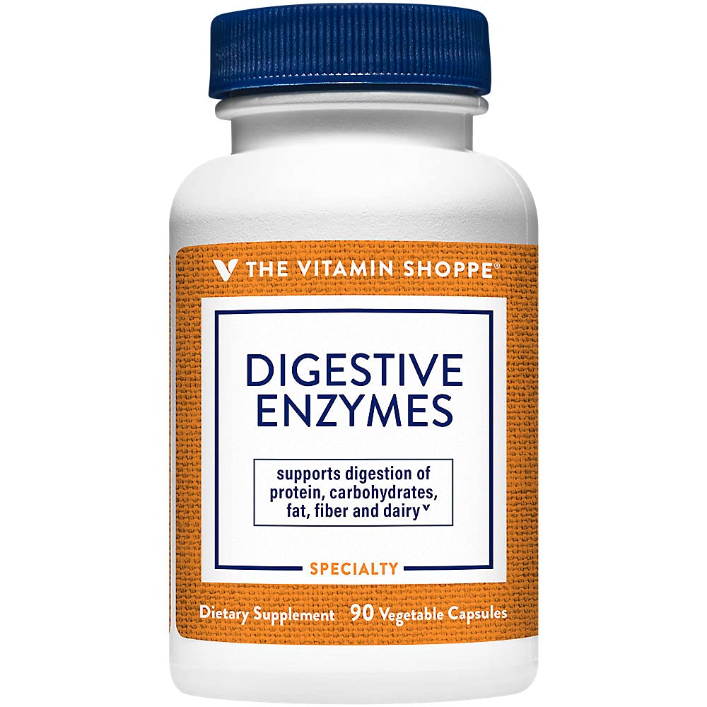 The Vitamin Shoppe Multi-Enzymes 90 Veggie Caps front view