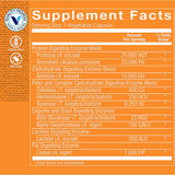 The Vitamin Shoppe Multi-Enzymes bottle side view