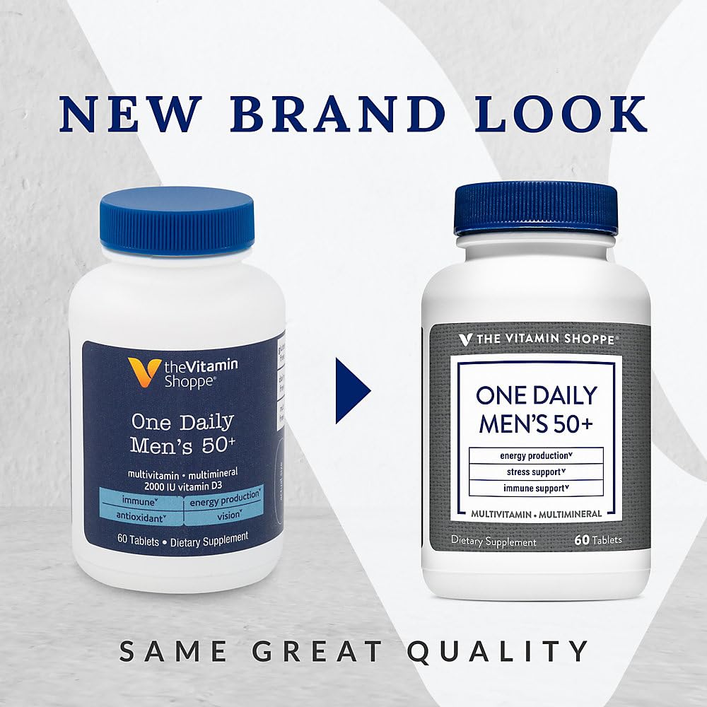 The Vitamin Shoppe Multivitamins 60 Tablets side view