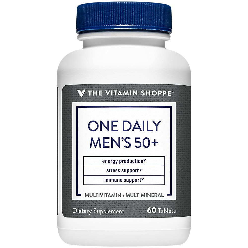 The Vitamin Shoppe Multivitamins 60 Tablets with a measuring spoon