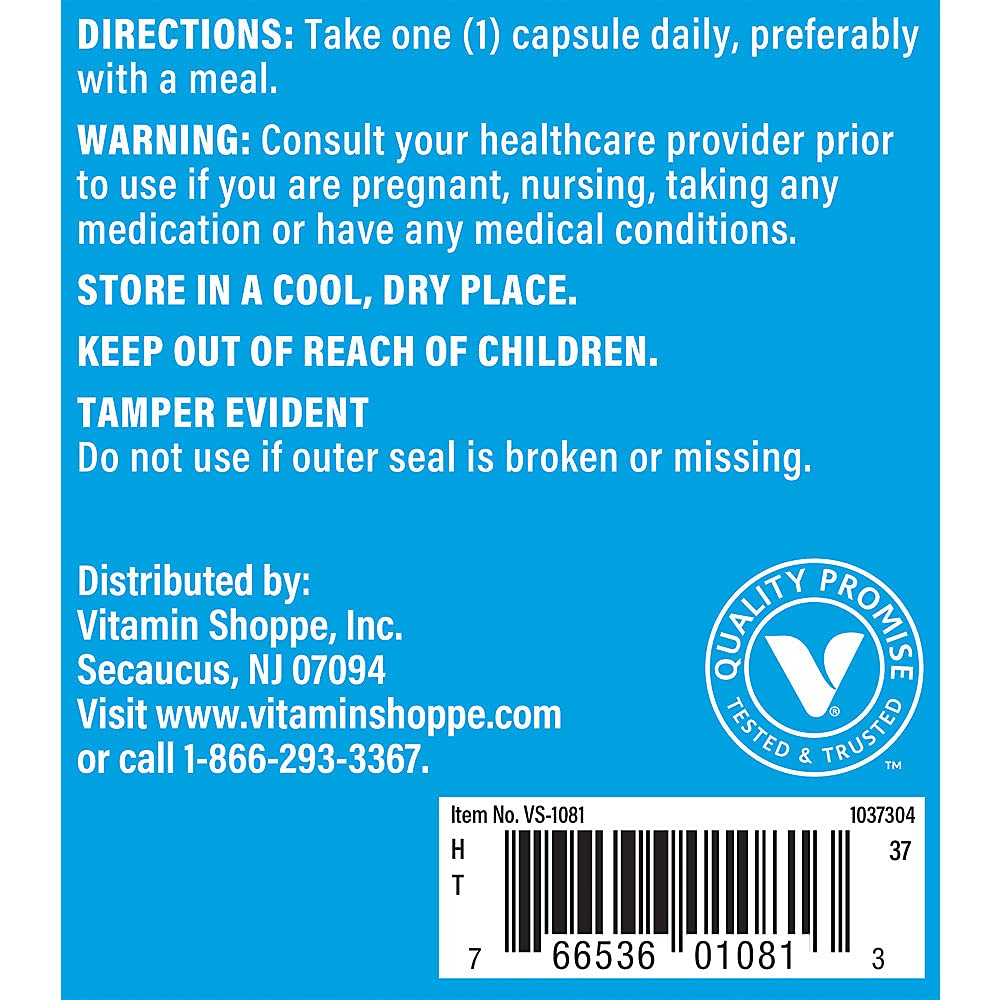 The Vitamin Shoppe Potassium Citrate capsules in bottle