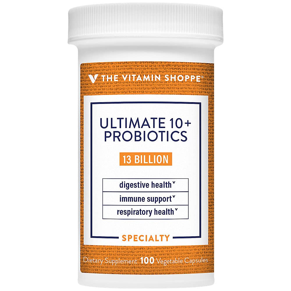 The Vitamin Shoppe Probiotic Capsules 100 Count front view