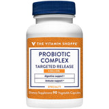 The Vitamin Shoppe Probiotic Capsules front view with packaging