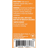 The Vitamin Shoppe Probiotic Capsules showing capsule size