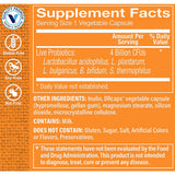 The Vitamin Shoppe Probiotic Capsules side view showing capsule details