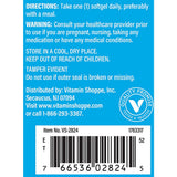 The Vitamin Shoppe Vitamin D3 5000 IU softgel side view