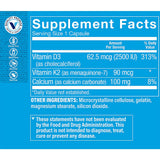 The Vitamin Shoppe Vitamin D3 & K2 capsules close-up
