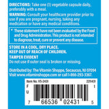 The Vitamin Shoppe Zinc & Copper 100 vegetarian capsules bottle with label
