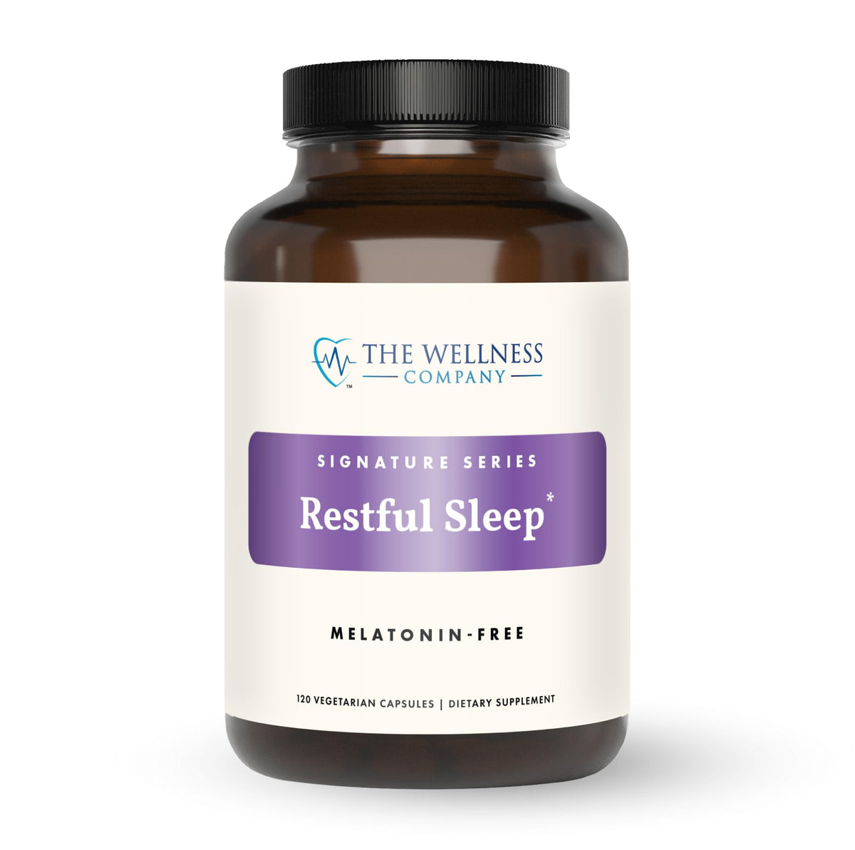 The Wellness Company Restful Sleep Capsules 120 count front view