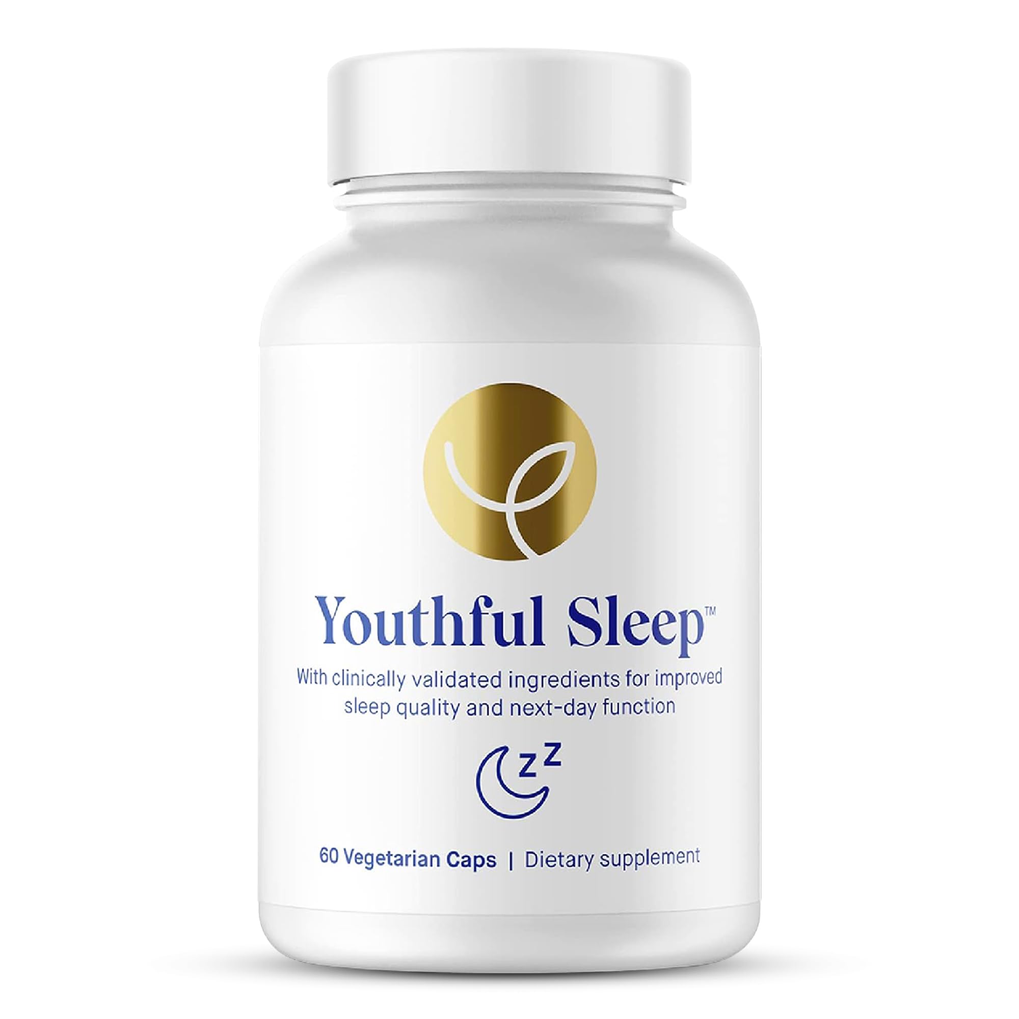 The Youthful Company Youthful Sleep Supplement 60 capsules front view