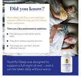 The Youthful Company Youthful Sleep Supplement side view showing capsule details