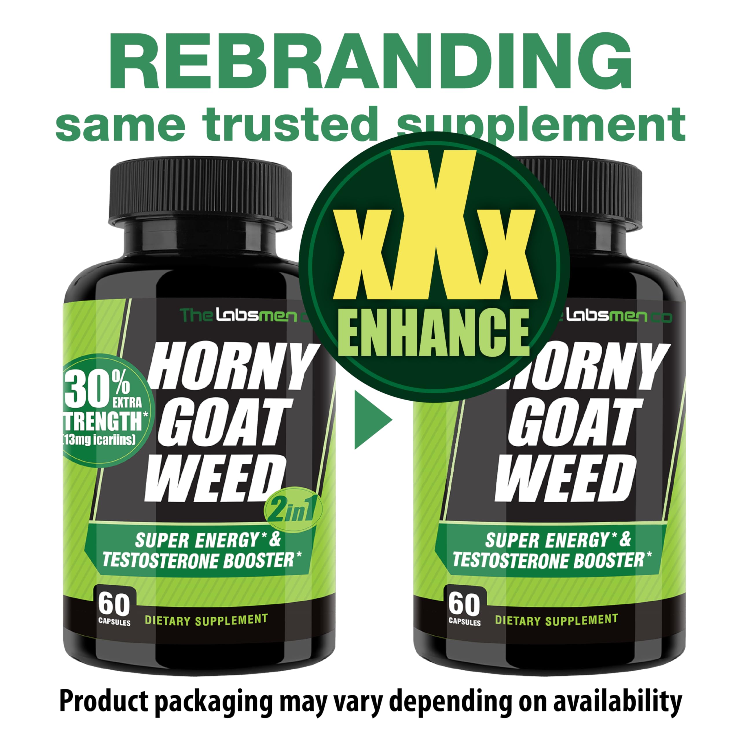 THELABSMENCO Horny Goat Weed Capsules in a gym setting