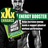 THELABSMENCO Horny Goat Weed Capsules on a wooden table