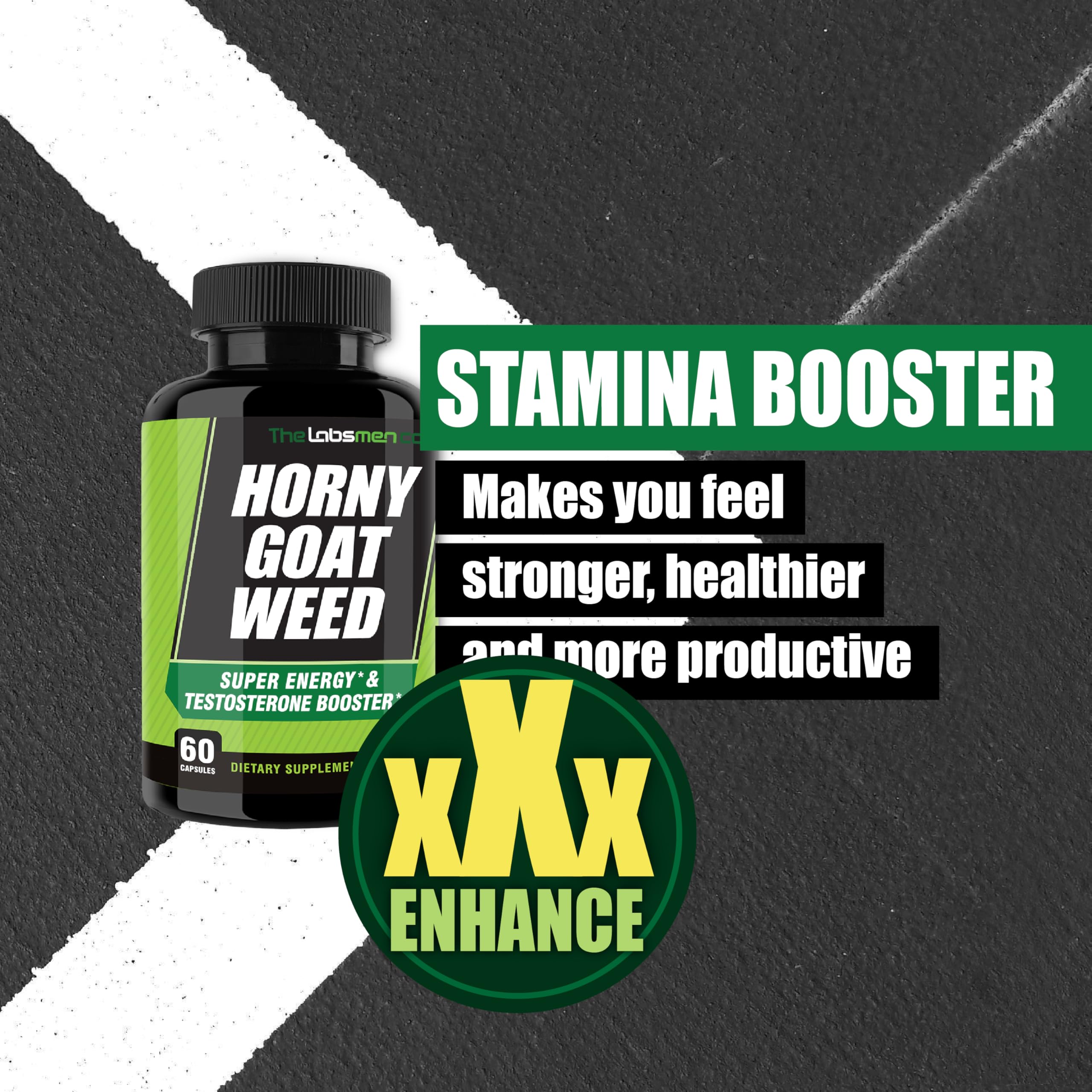 THELABSMENCO Horny Goat Weed Capsules with ingredients list