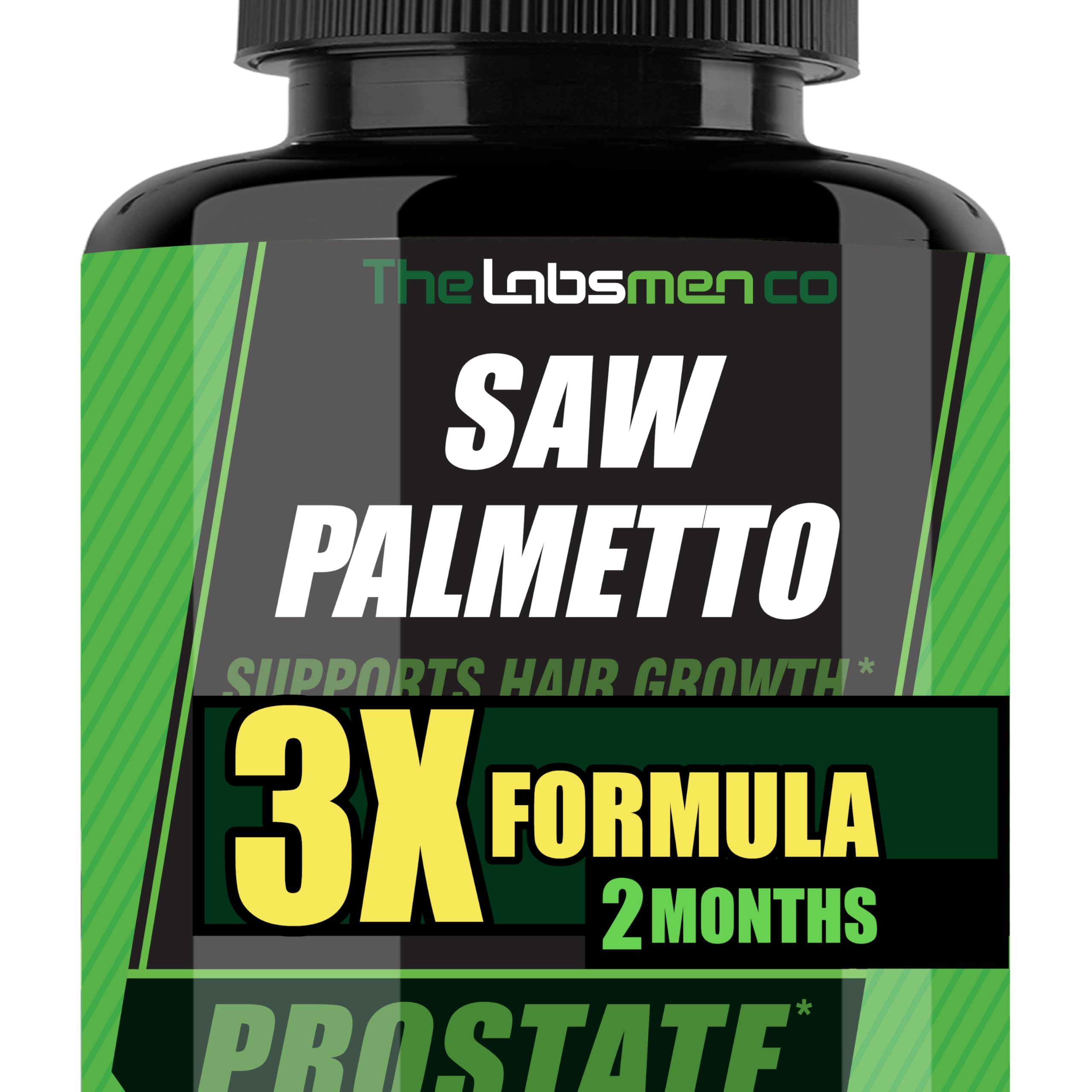 THELABSMENCO Saw Palmetto capsules front view