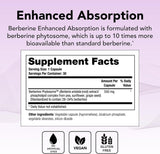 Theralogix Berberine Phytosome Complex Supplement bottle side view
