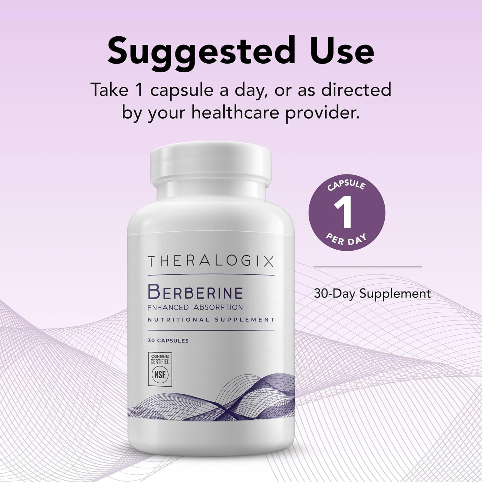 Theralogix Berberine Phytosome Complex Supplement ingredients list