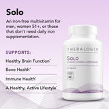Theralogix Solo Multivitamin and Mineral Supplement side view