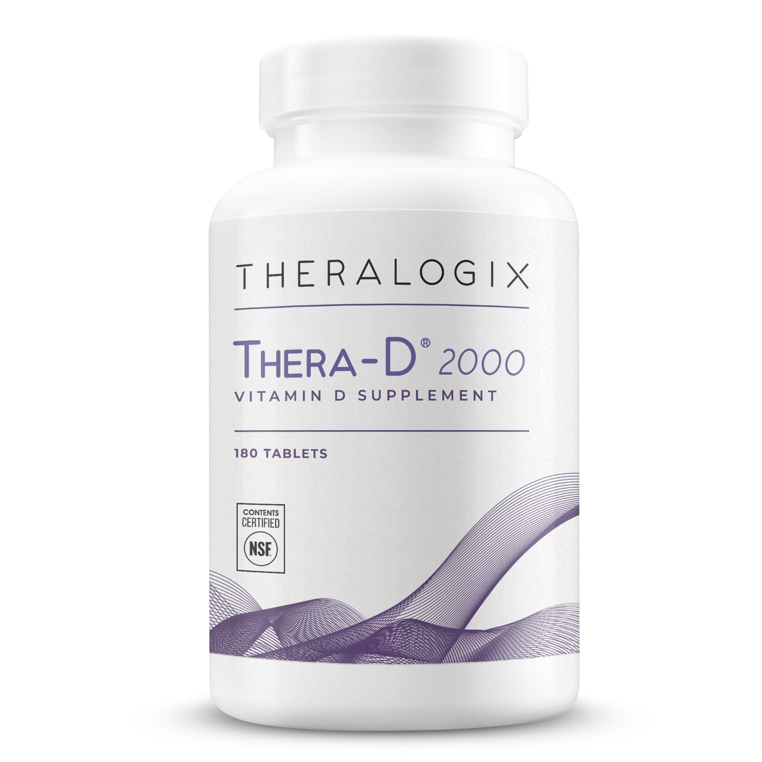 Theralogix Thera-D 2000 IU Vitamin D3 Supplement front view