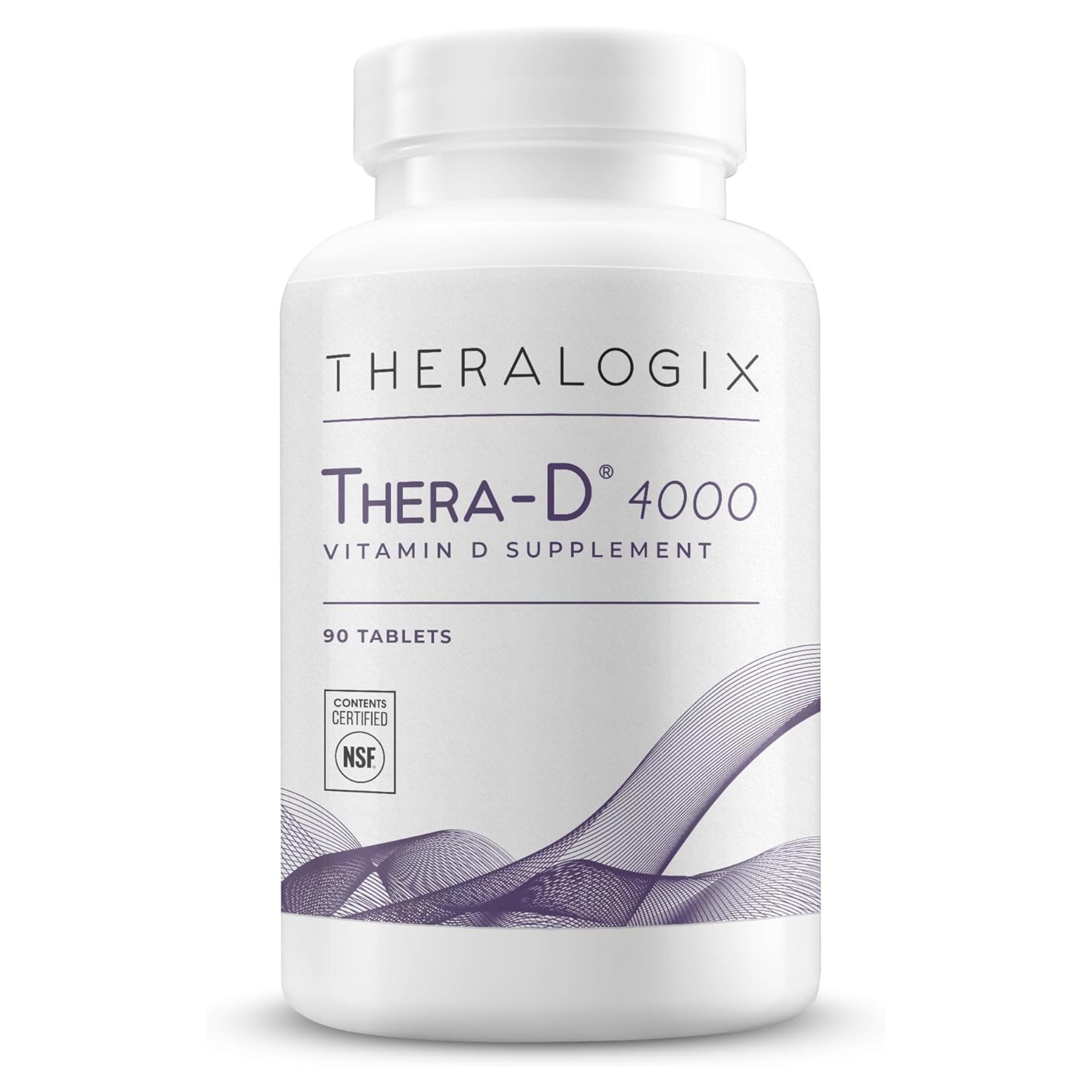 Theralogix Thera-D Vitamin D3 4000 IU supplement front view