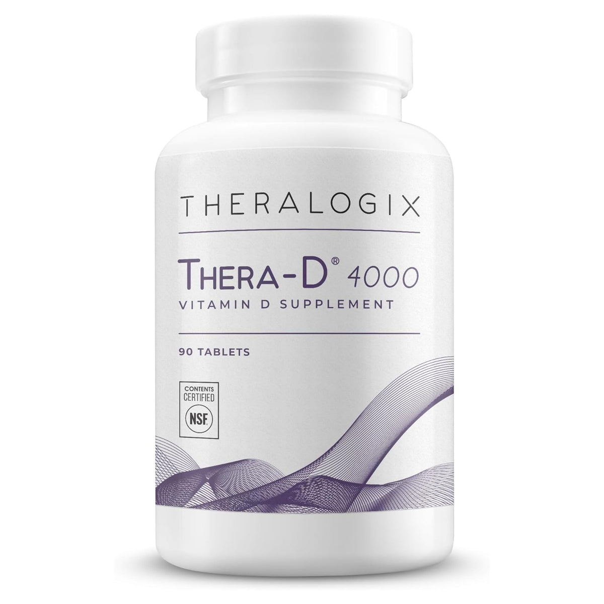 Theralogix Thera-D Vitamin D3 4000 IU supplement front view