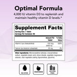 Theralogix Thera-D Vitamin D3 4000 IU supplement side view