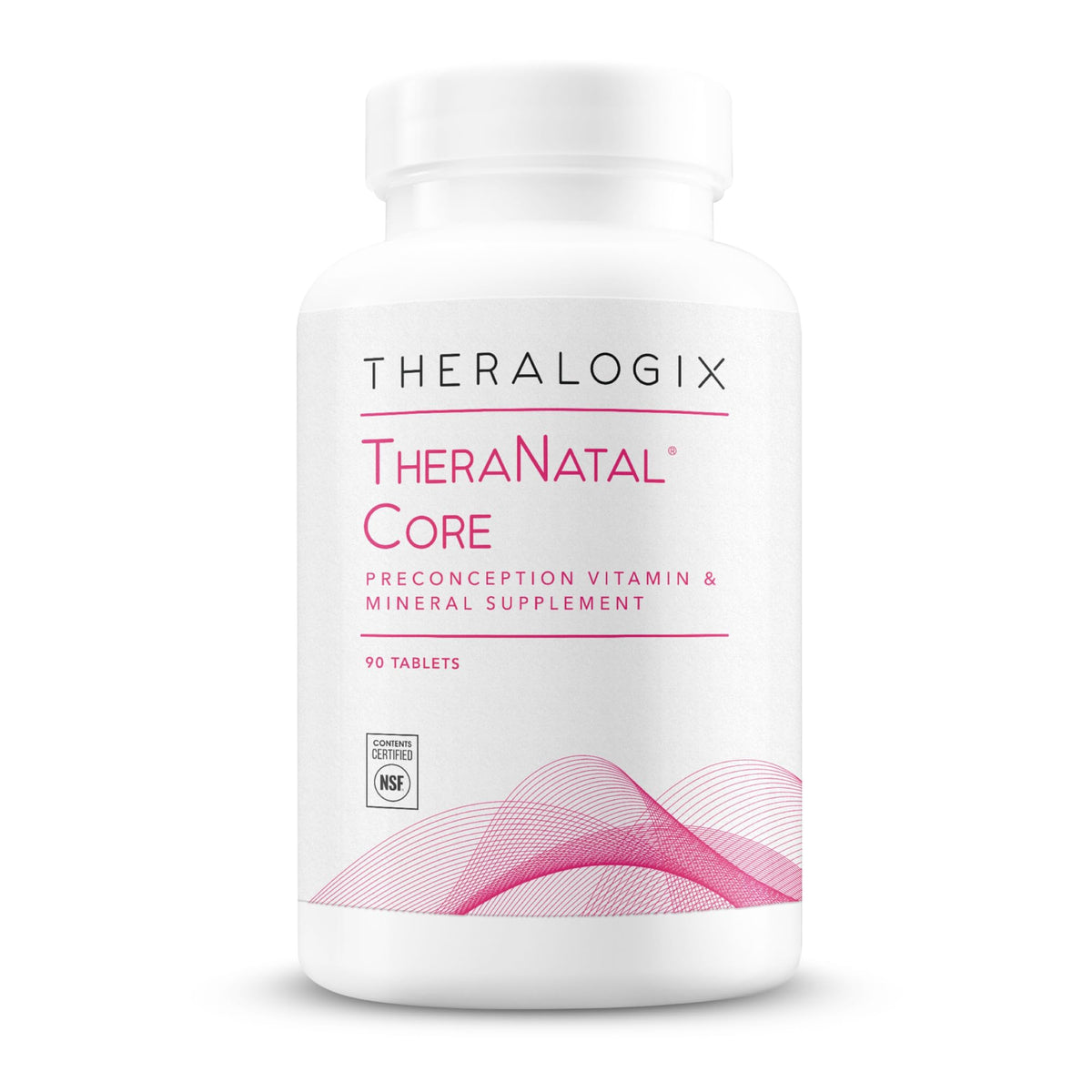 Theralogix TheraNatal Core Prenatal Multivitamin front view