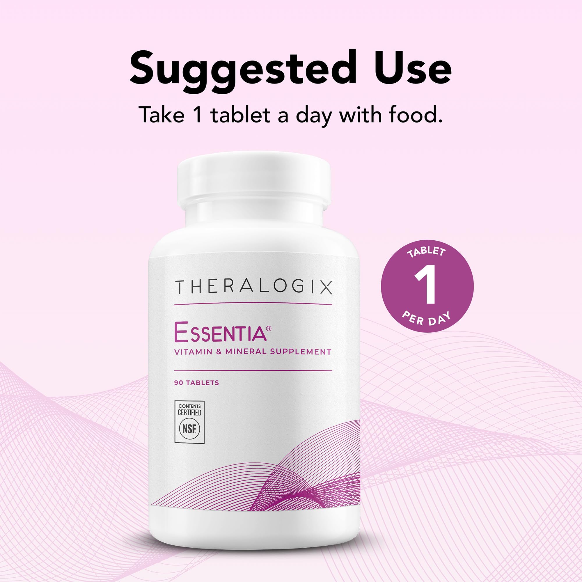 Theralogix Women Daily Multivitamin 30 Capsules capsules on a white background