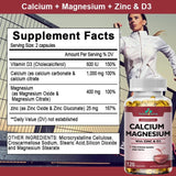TheraSuva Calcium supplement bottle with dosage information