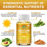 TheraSuva Calcium Supplement ingredients list close-up