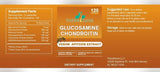 TheraSuva Chondroitin softgel capsules in a hand