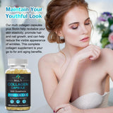 TheraSuva Collagen Supplement side view with dosage information