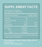 TheraSuva Fish Oil Omega-3 Supplement bottle on a table