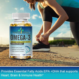 TheraSuva Fish Oil Supplement bottle side view