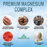 TheraSuva Magnesium Glycinate Supplement capsule close-up