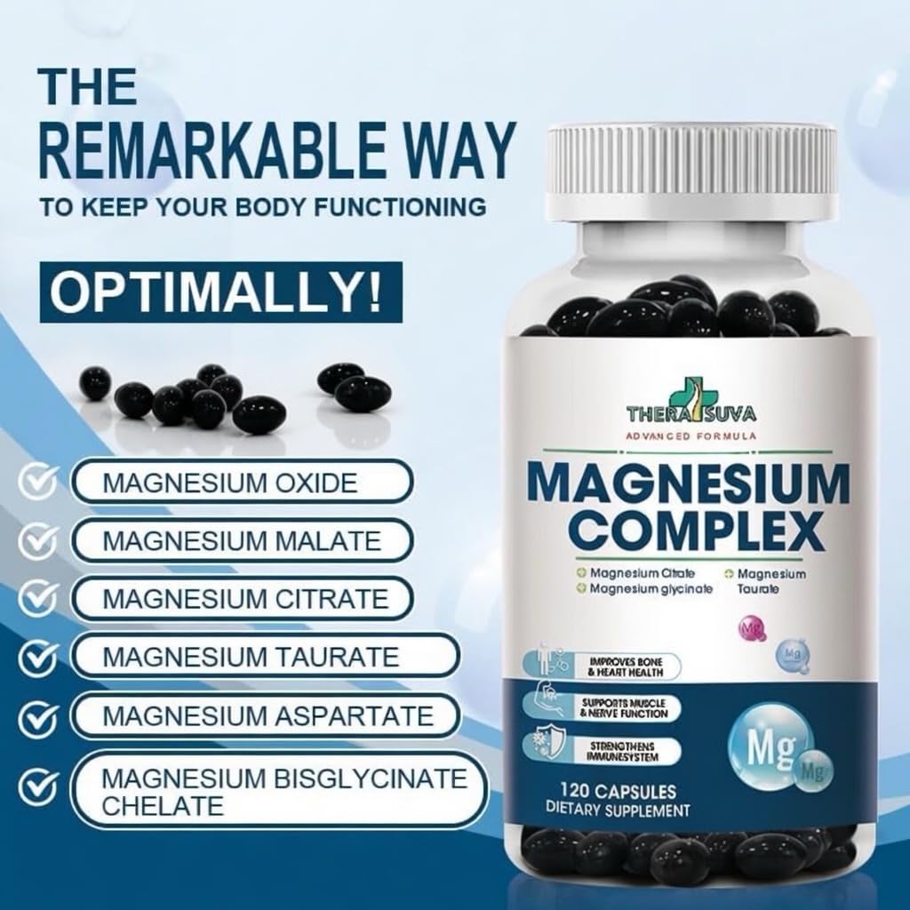 TheraSuva Magnesium Glycinate Supplement ingredients list