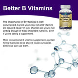TheraSuva Vitamin B-Complex Supplement bottle on a wooden table