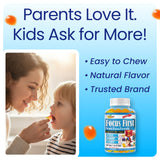 Therefore Kids Omega-3 Gummies with fruits around