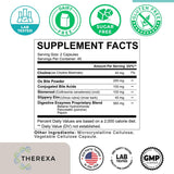 THEREXA Multi-Enzyme Ox Bile Supplement back view