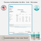 THEREXA Multi-Enzyme Ox Bile Supplement with natural ingredients