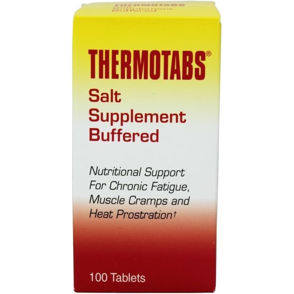 Thermotabs Sodium Supplement packaging close-up
